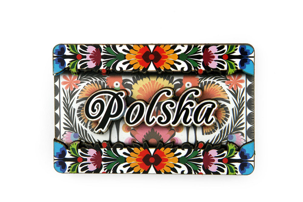 Magnes MDF Polska folk pozioma