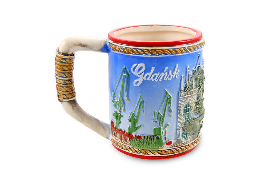 Kubek szkliwiony Gdańsk
