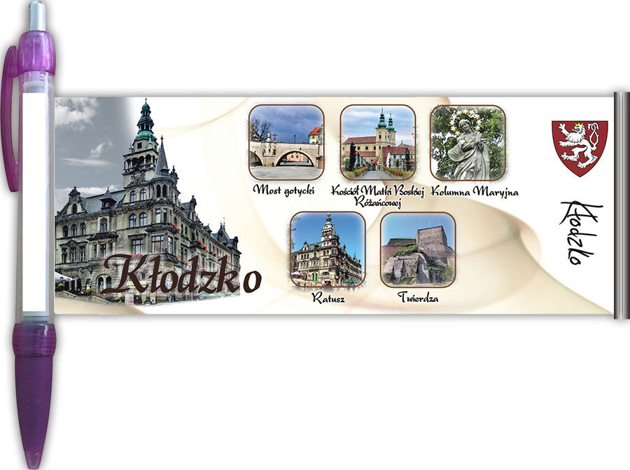 Długopis rozwijany Kłodzko