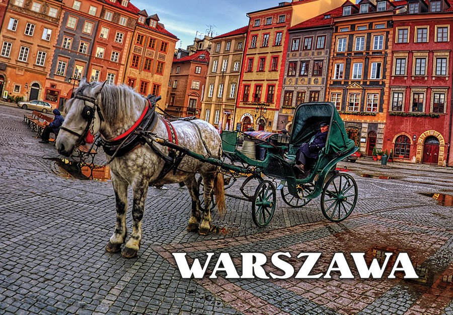 Pocztówka 3D Warszawa 09