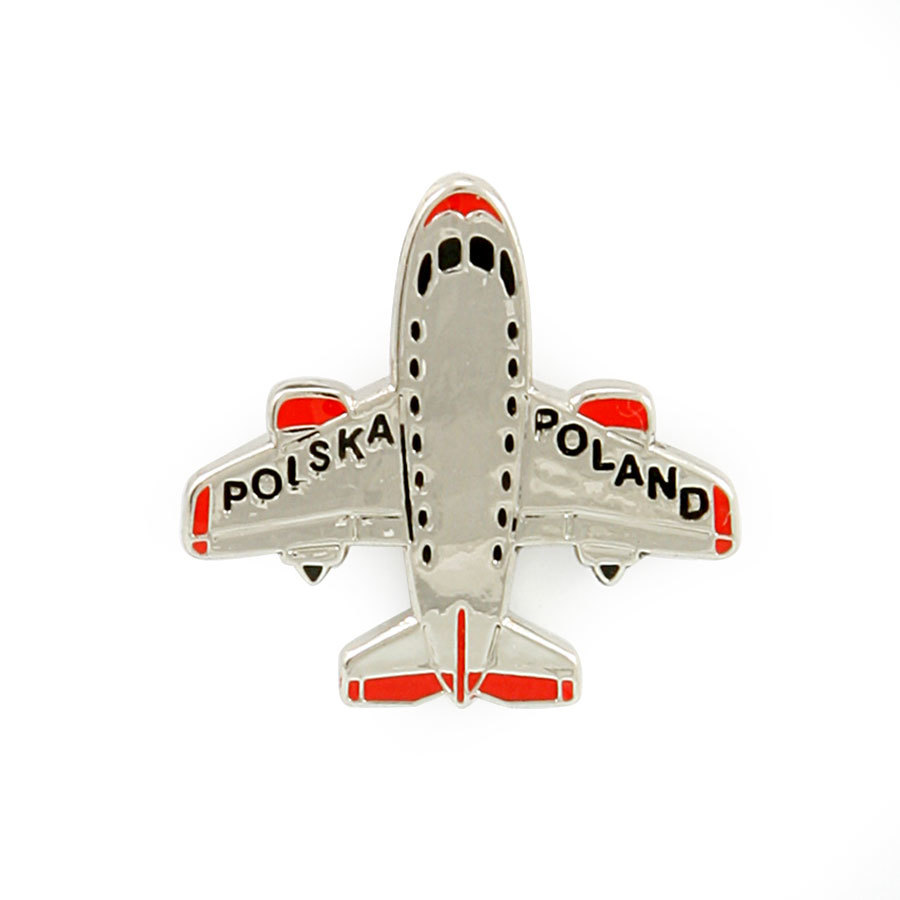 Pin samolot kolorowy Polska