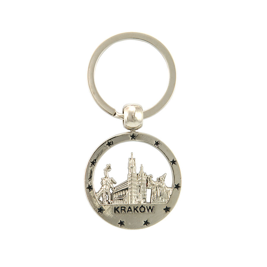 Brelok okrągły nikiel Kraków
