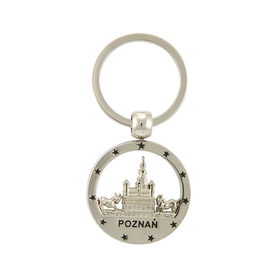 Brelok okrągły nikiel Poznań