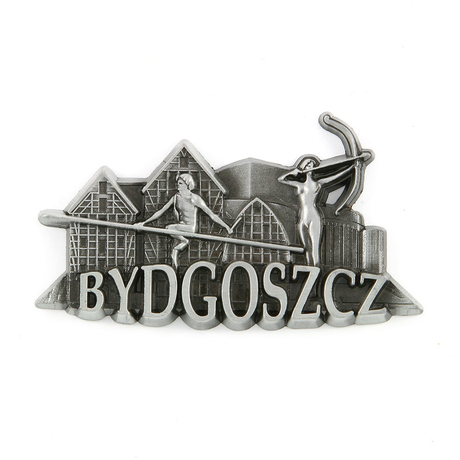 Magnes metalowy panorama Bydgoszcz