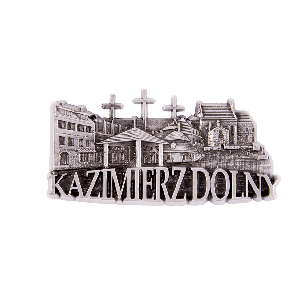 Magnes metalowy panorama Kazimierz Dolny