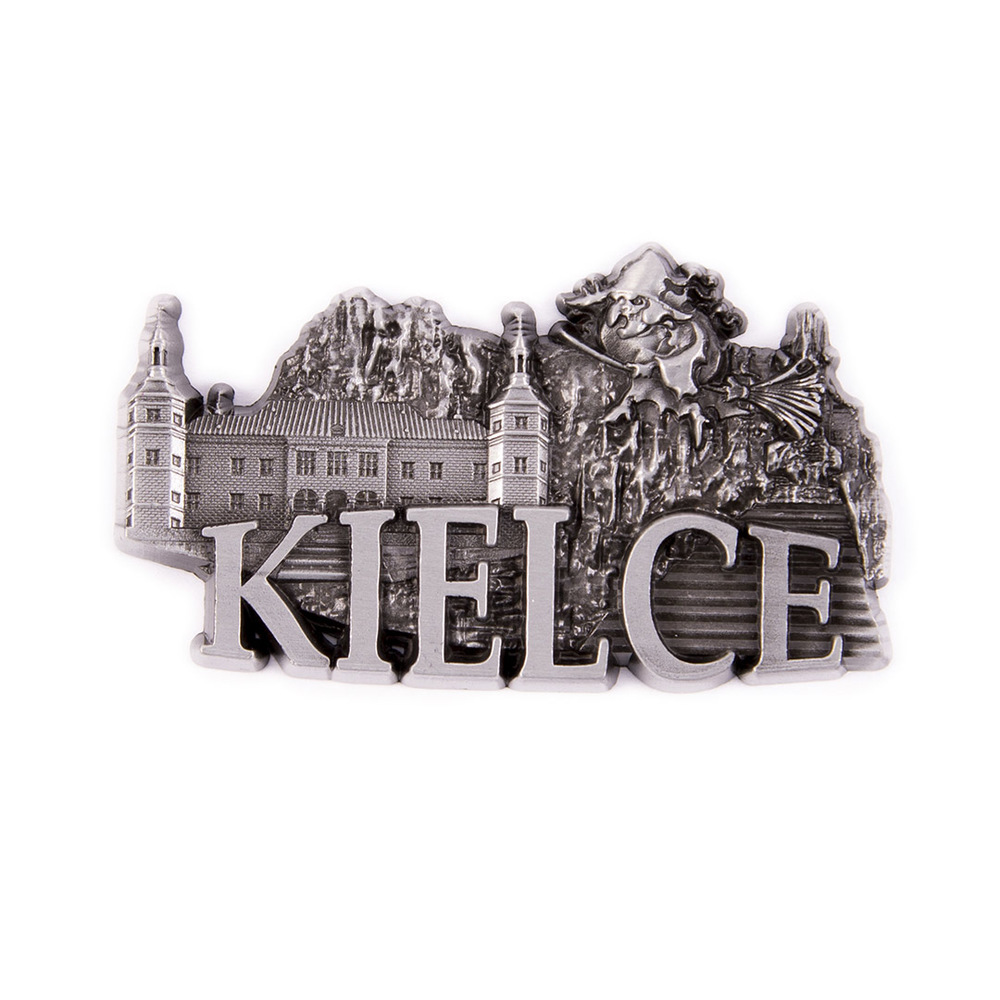 Magnes metalowy panorama Kielce