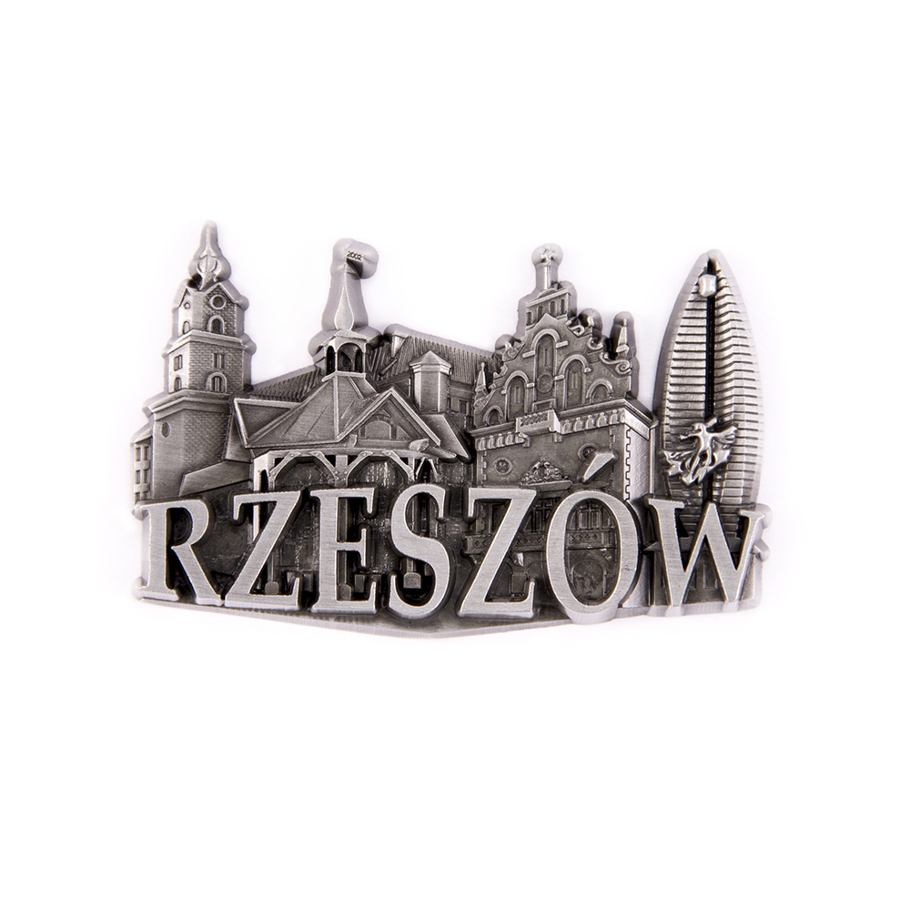 Magnes metalowy panorama Rzeszów