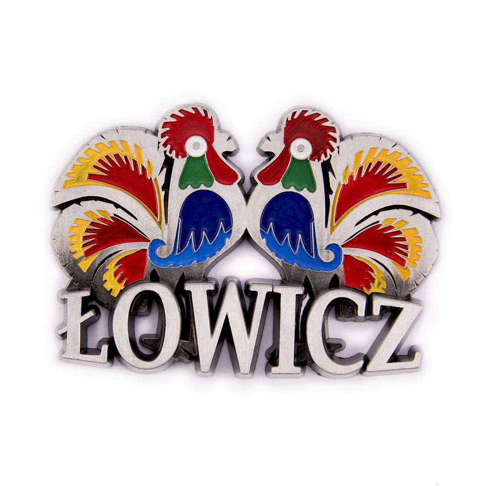 Magnes metalowy panorama Łowicz