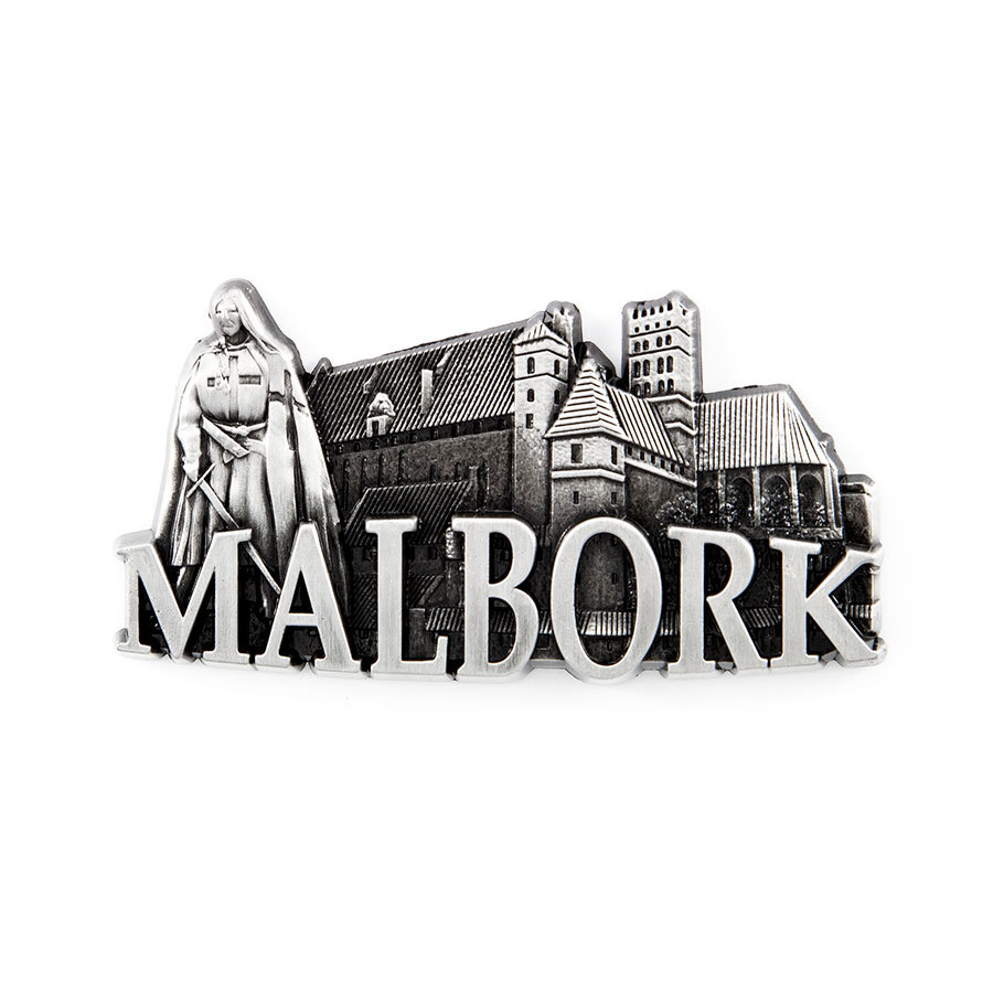 Magnes metalowy panorama Malbork