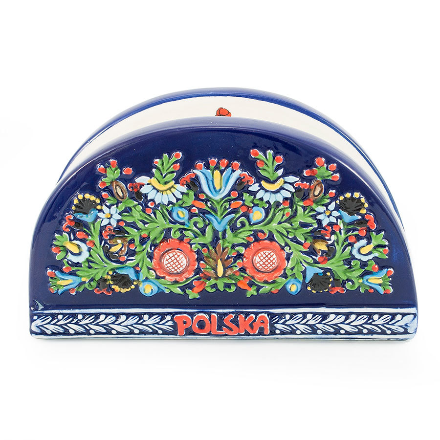 Ceramiczny Serwetnik PL- Wzór Kaszubski