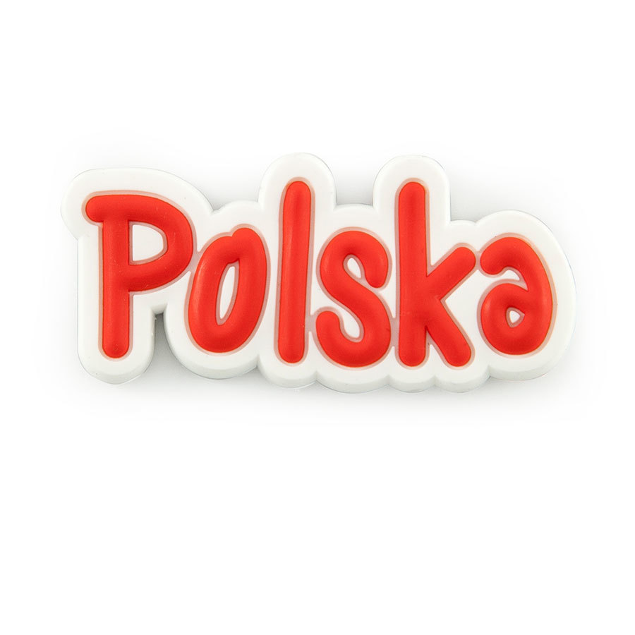Magnes gumowy napis POLSKA
