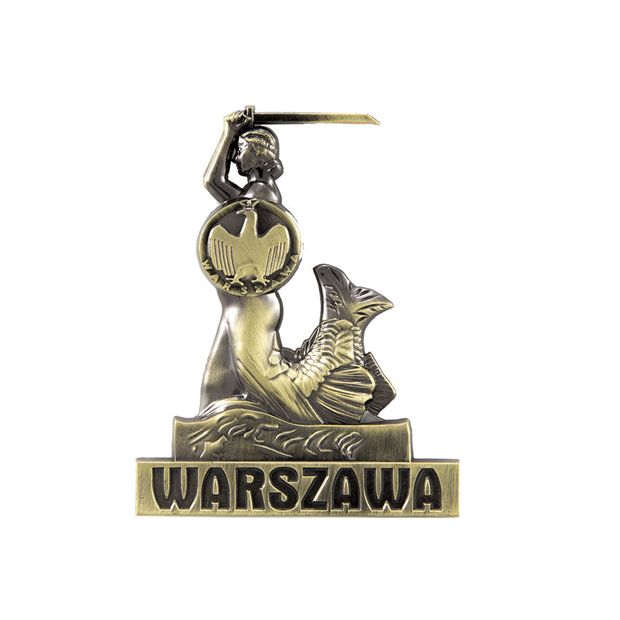 Magnes metalowy syrenka Warszawska
