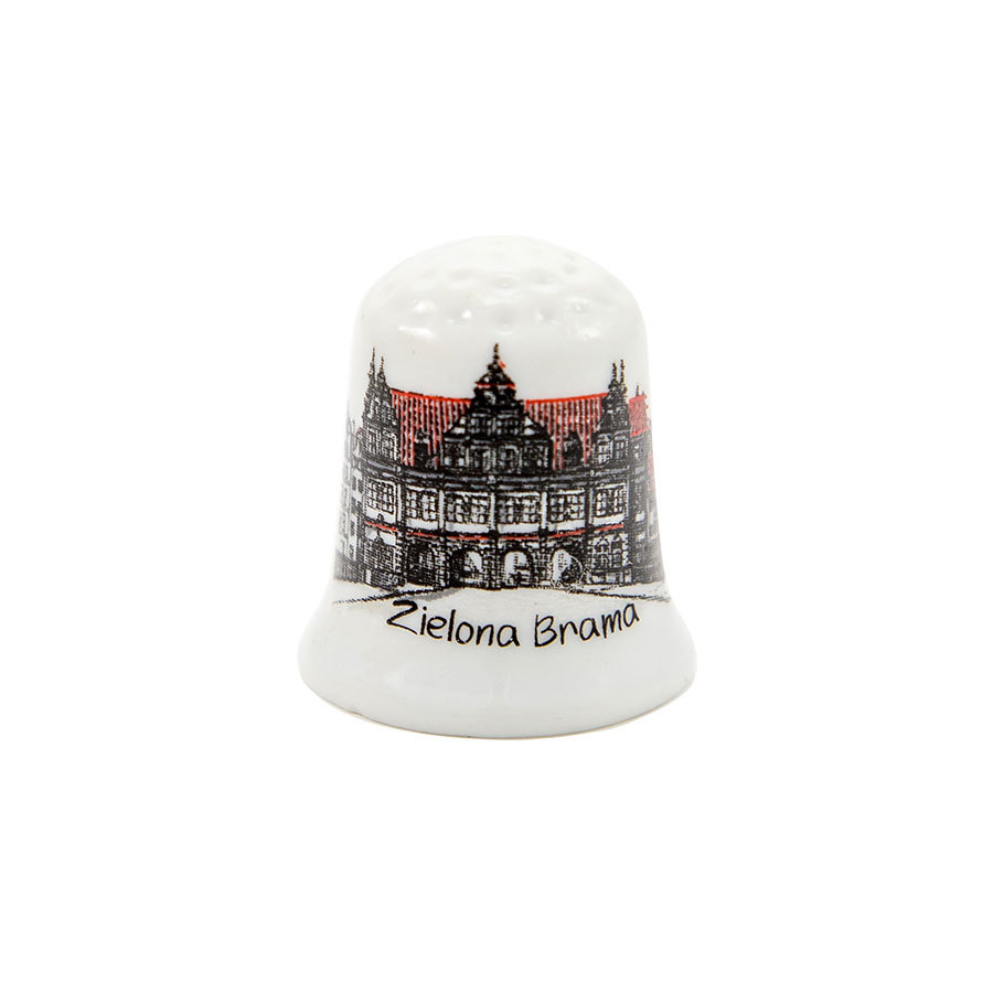 Naparstek ceramiczny Gdańsk Zielona Brama oldbook