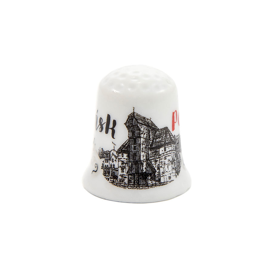 Naparstek ceramiczny Gdańsk Żuraw oldbook