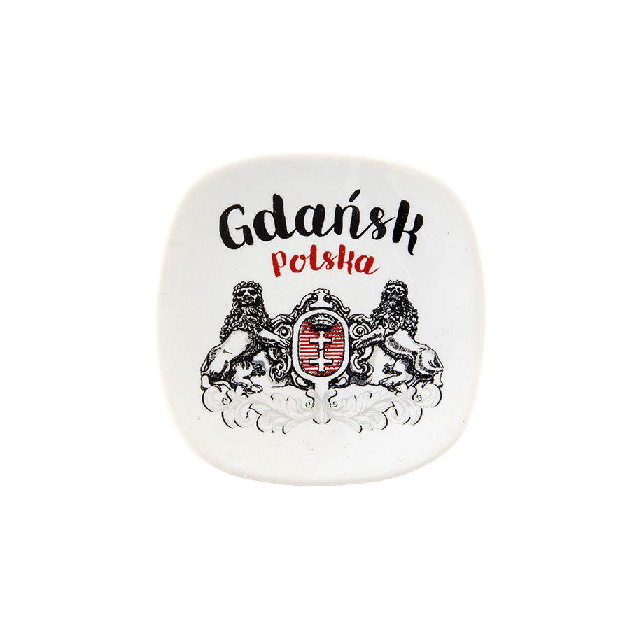 Magnes ceramiczny Gdańsk herb oldbook
