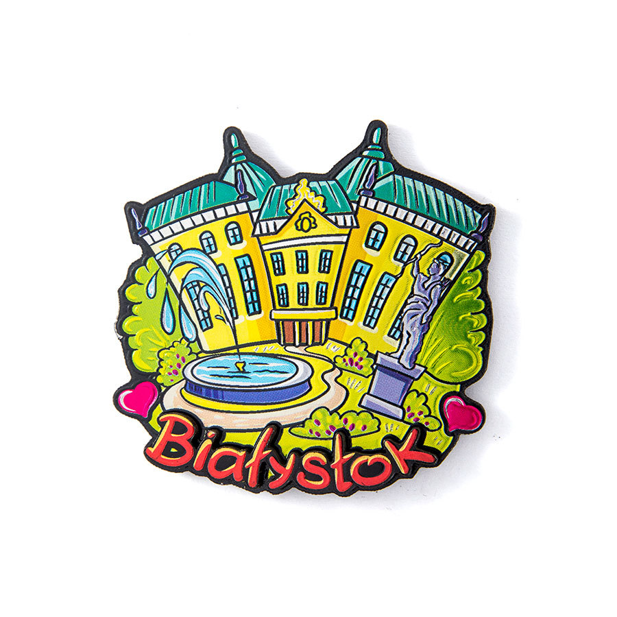 Magnes MDF metalizowany Białystok Pałac