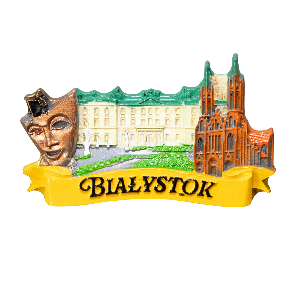 Magnes malowany panorama Białystok