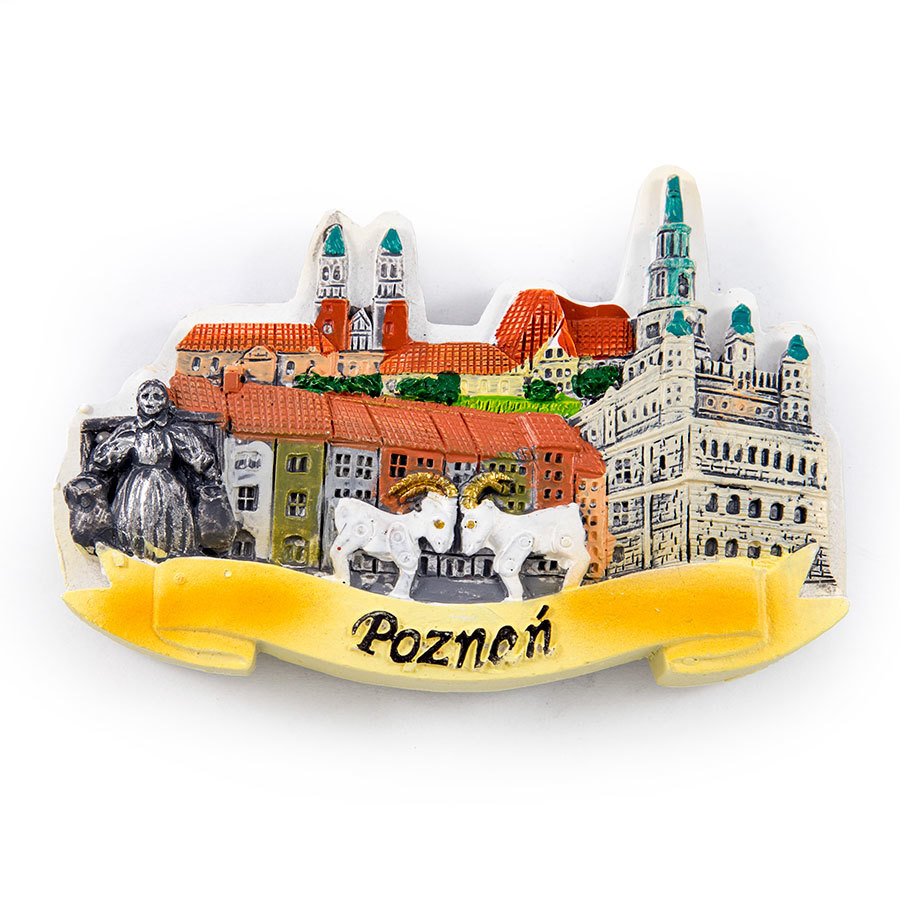 Magnes malowany panorama Poznań