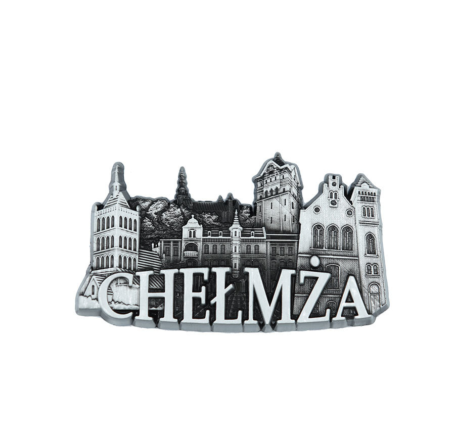 Magnes metalowy panorama Chełmża