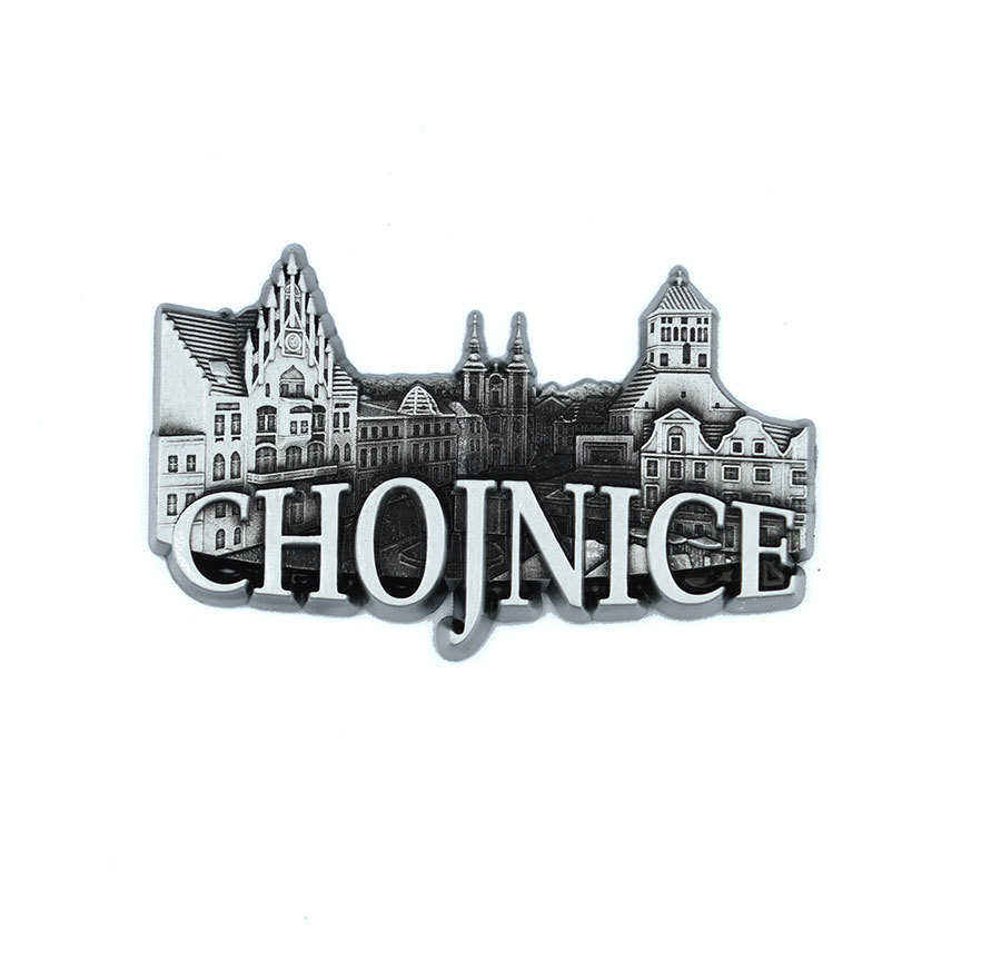 Magnes metalowy panorama Chojnice