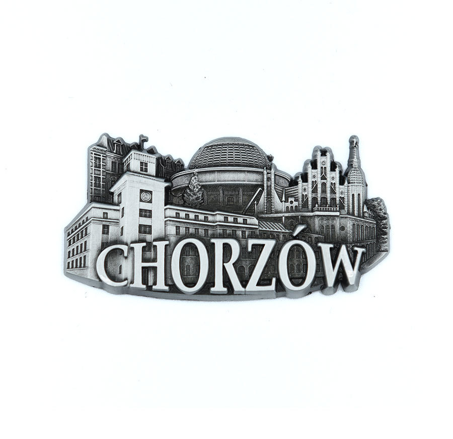 Magnes metalowy panorama Chorzów