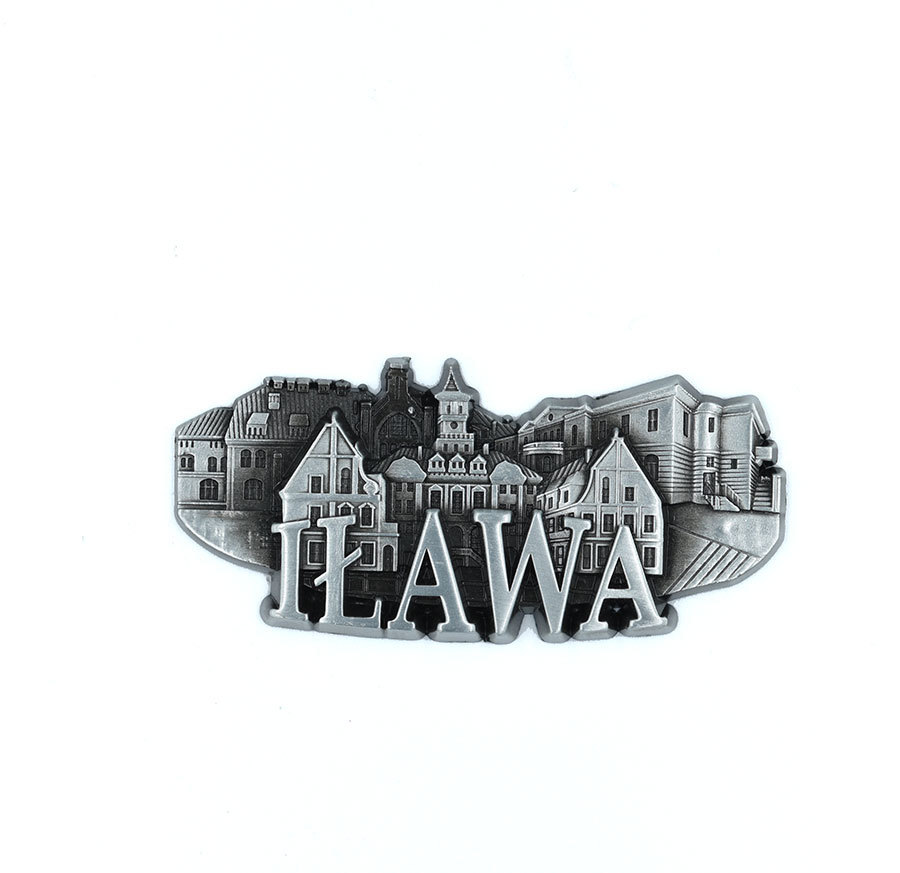 Magnes metalowy panorama Iława