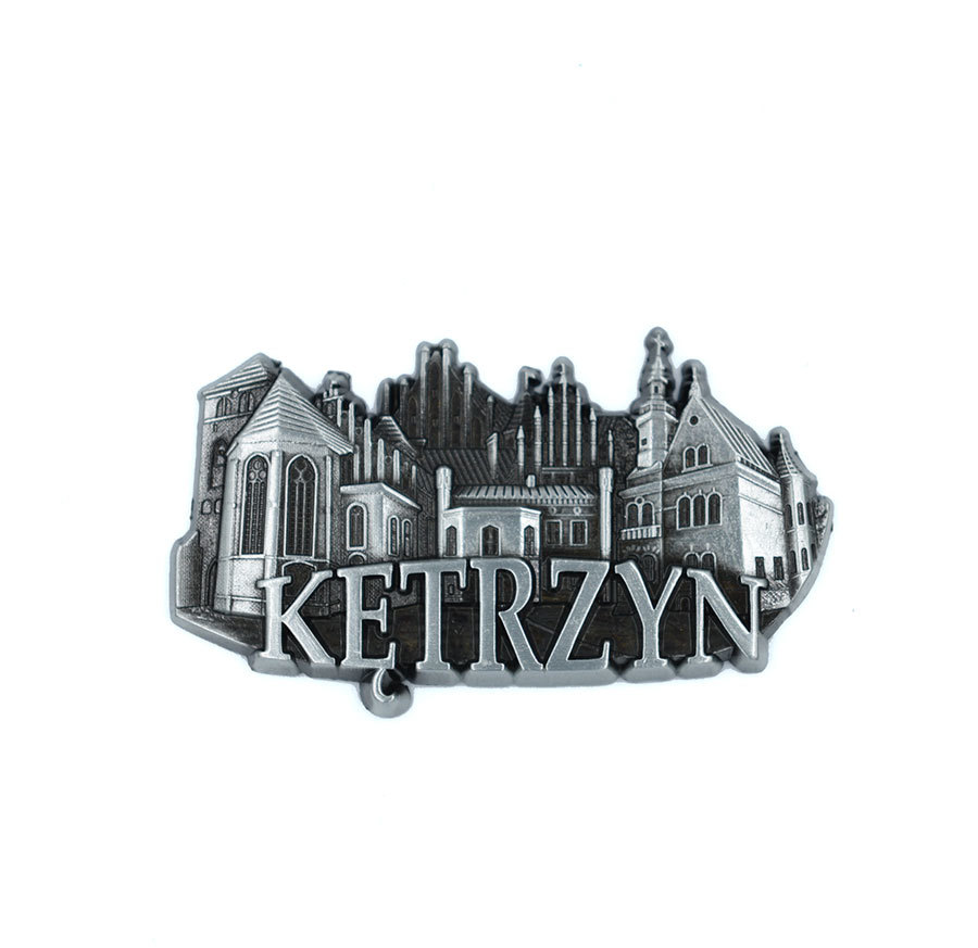 Magnes metalowy panorama Kętrzyn