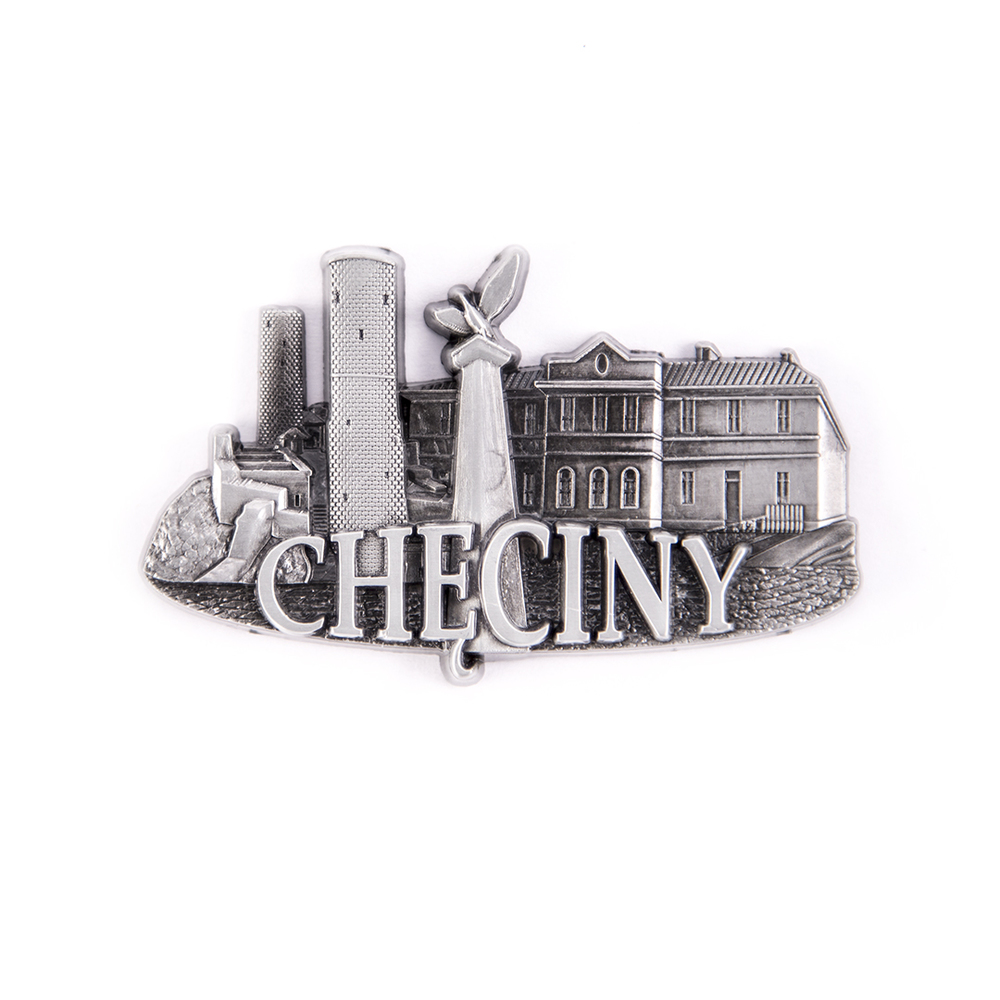 Magnes metalowy panorama Chęciny