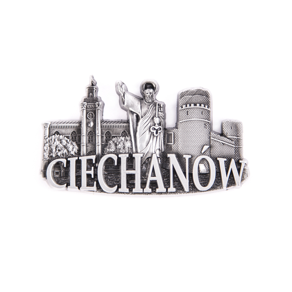 Magnes metalowy panorama Ciechanów