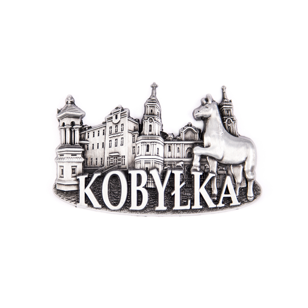 Magnes metalowy panorama Kobyłka