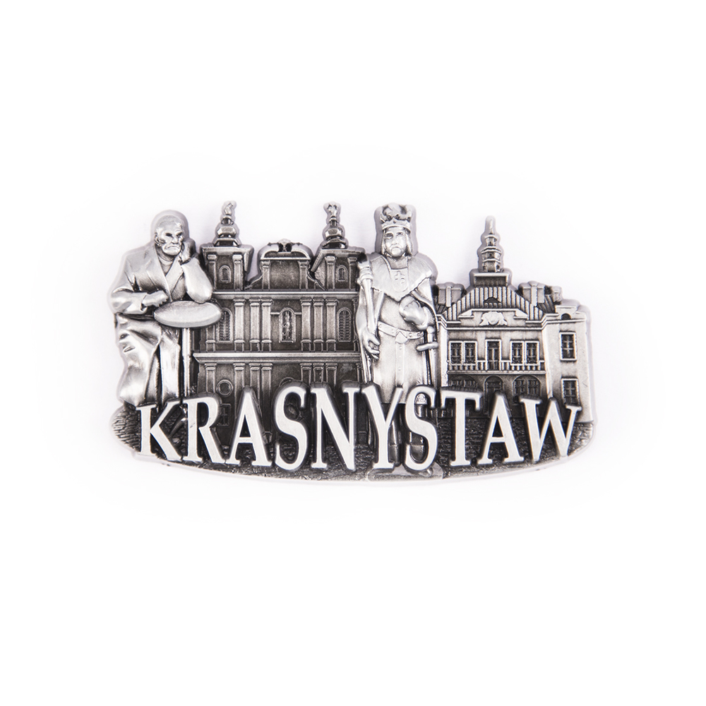 Magnes metalowy panorama Krasnystaw