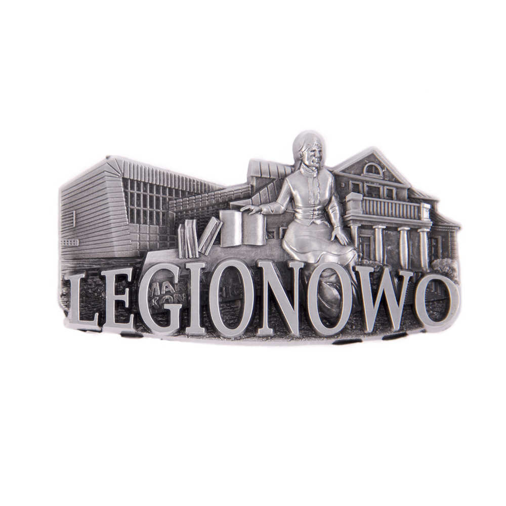 Magnes metalowy panorama Legionowo