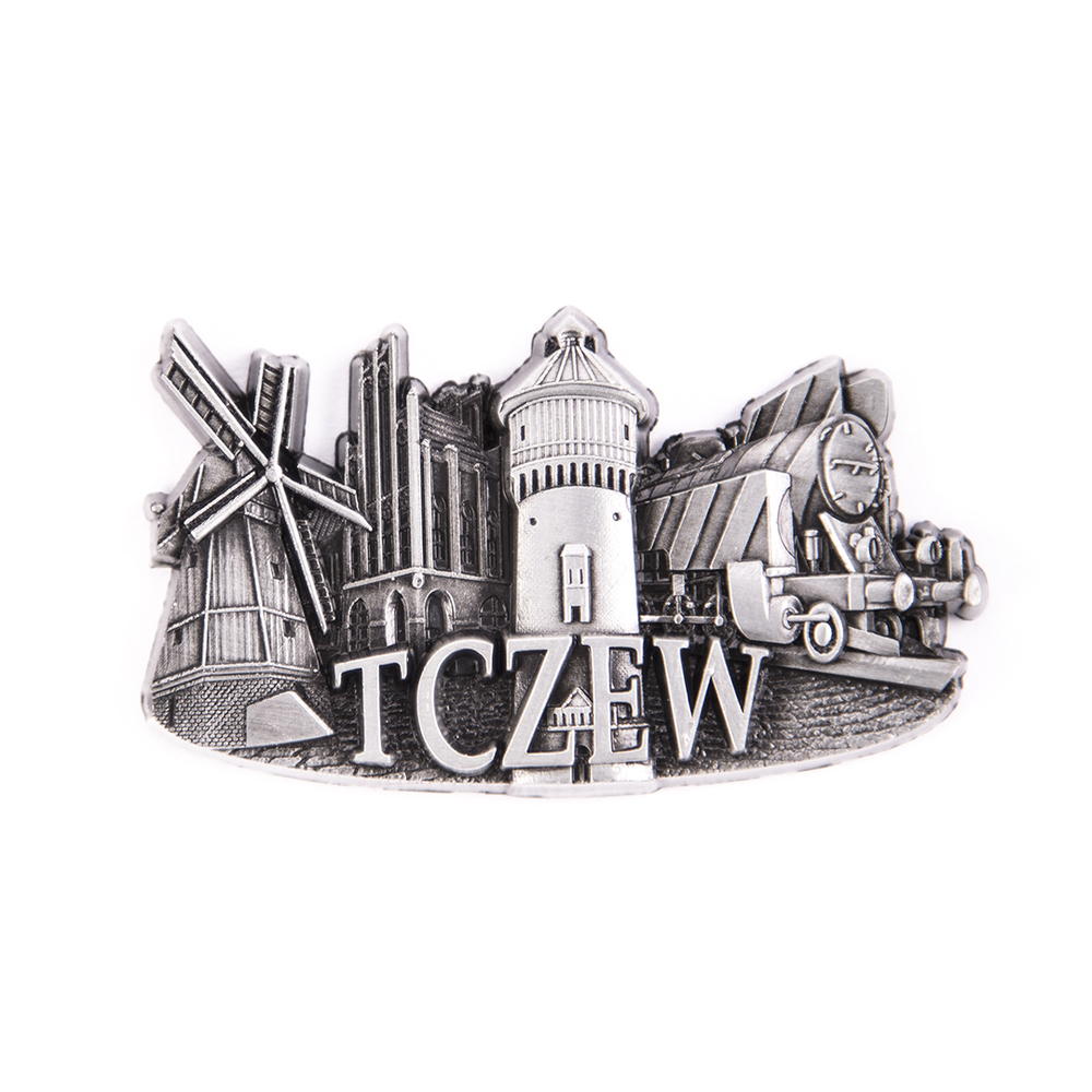 Magnes metalowy panorama Tczew