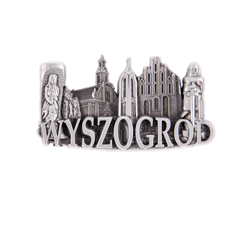 Magnes metalowy panorama Wyszogród