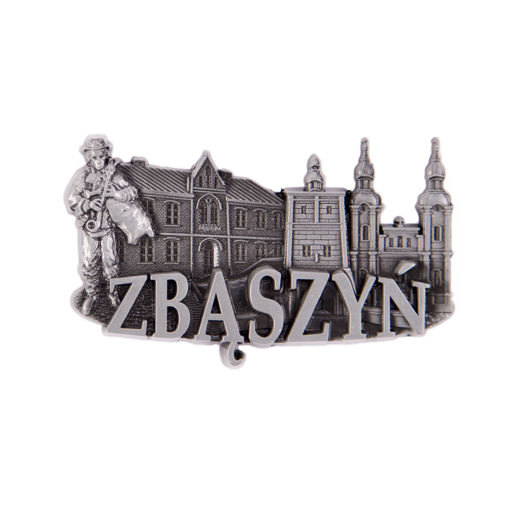Magnes metalowy panorama Zbąszyń