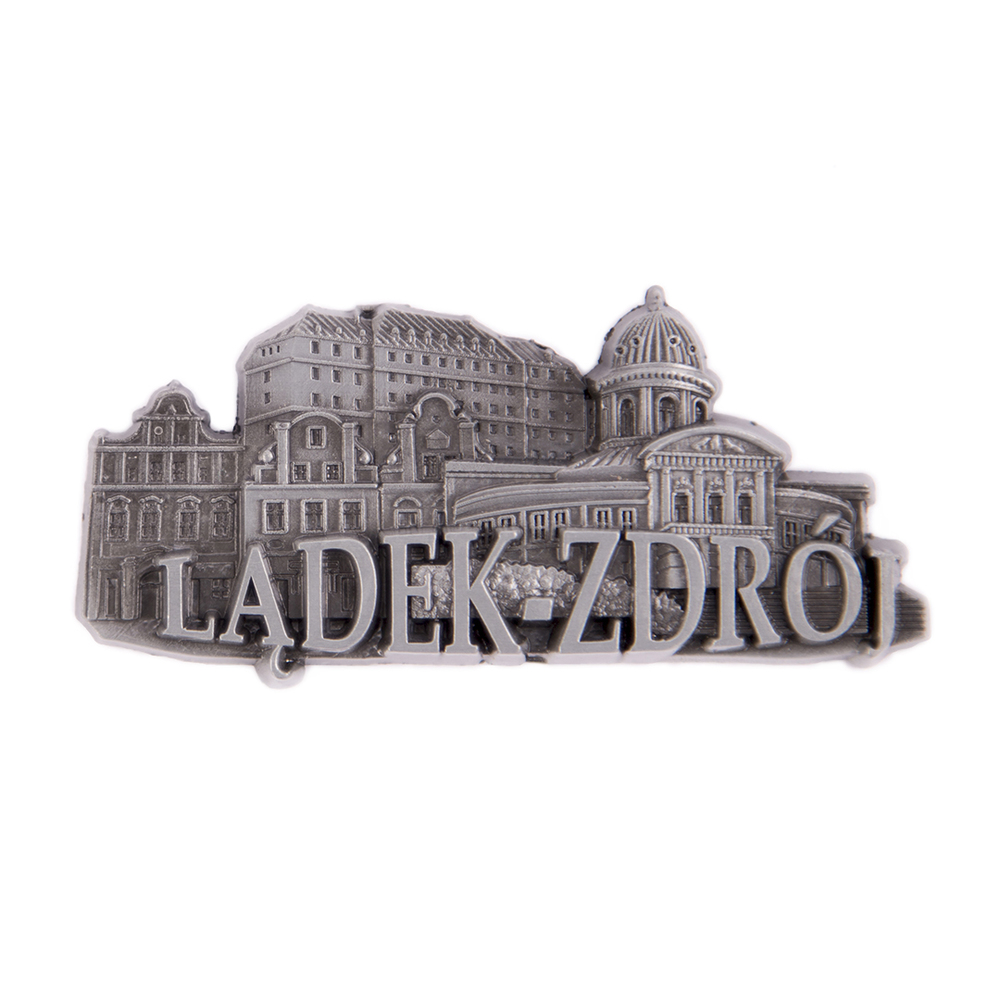 Magnes metalowy panorama Lądek-Zdrój