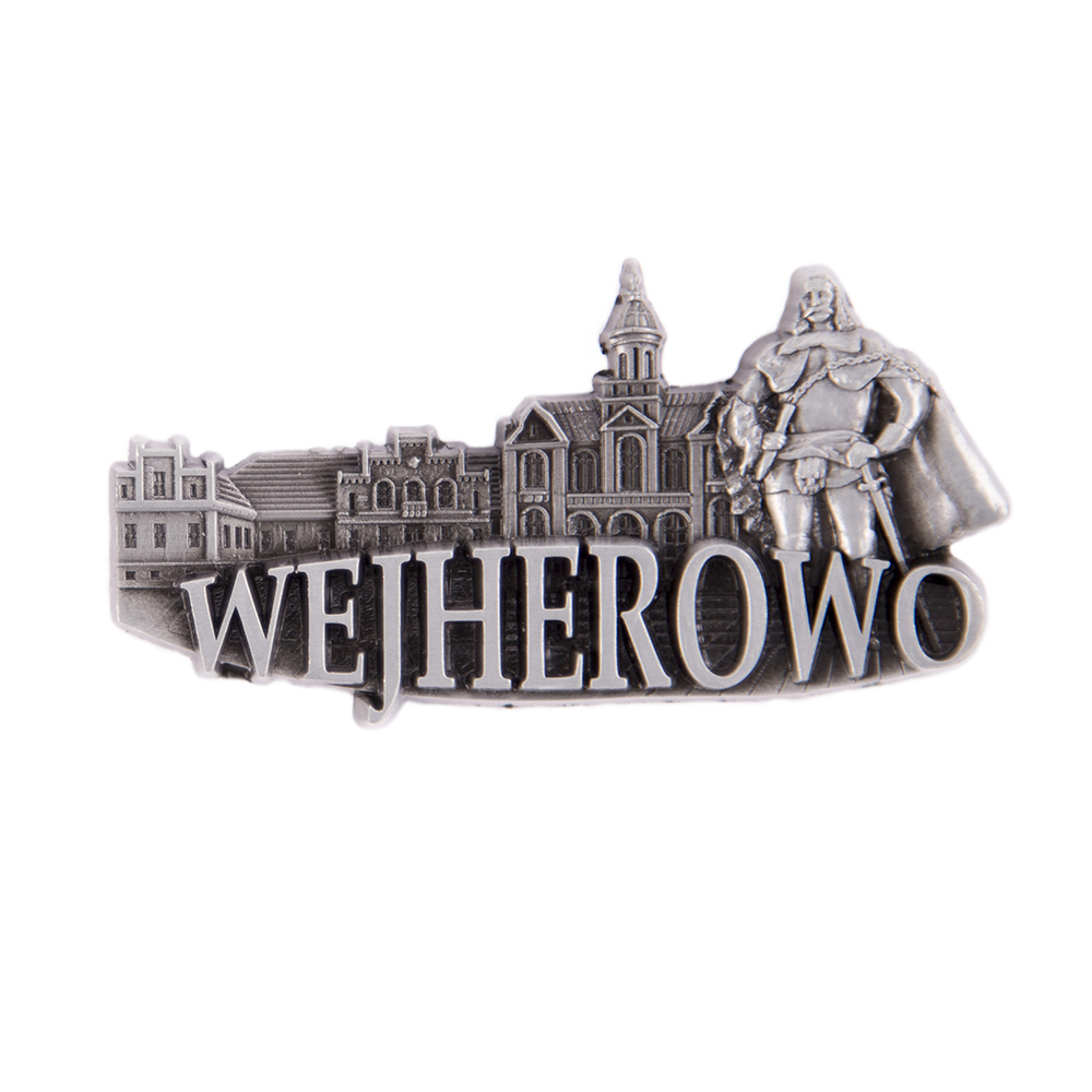 Magnes metalowy panorama Wejherowo