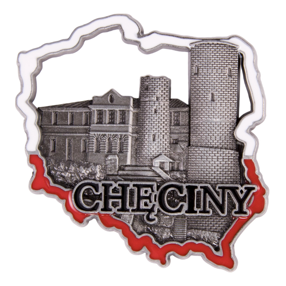 Magnes metalowy kontur Chęciny