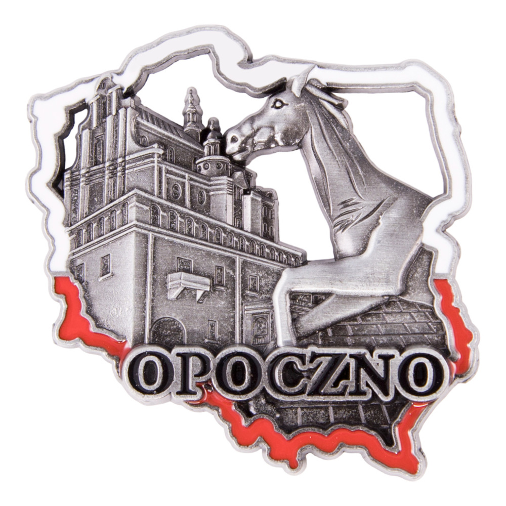 Magnes metalowy kontur Opoczno