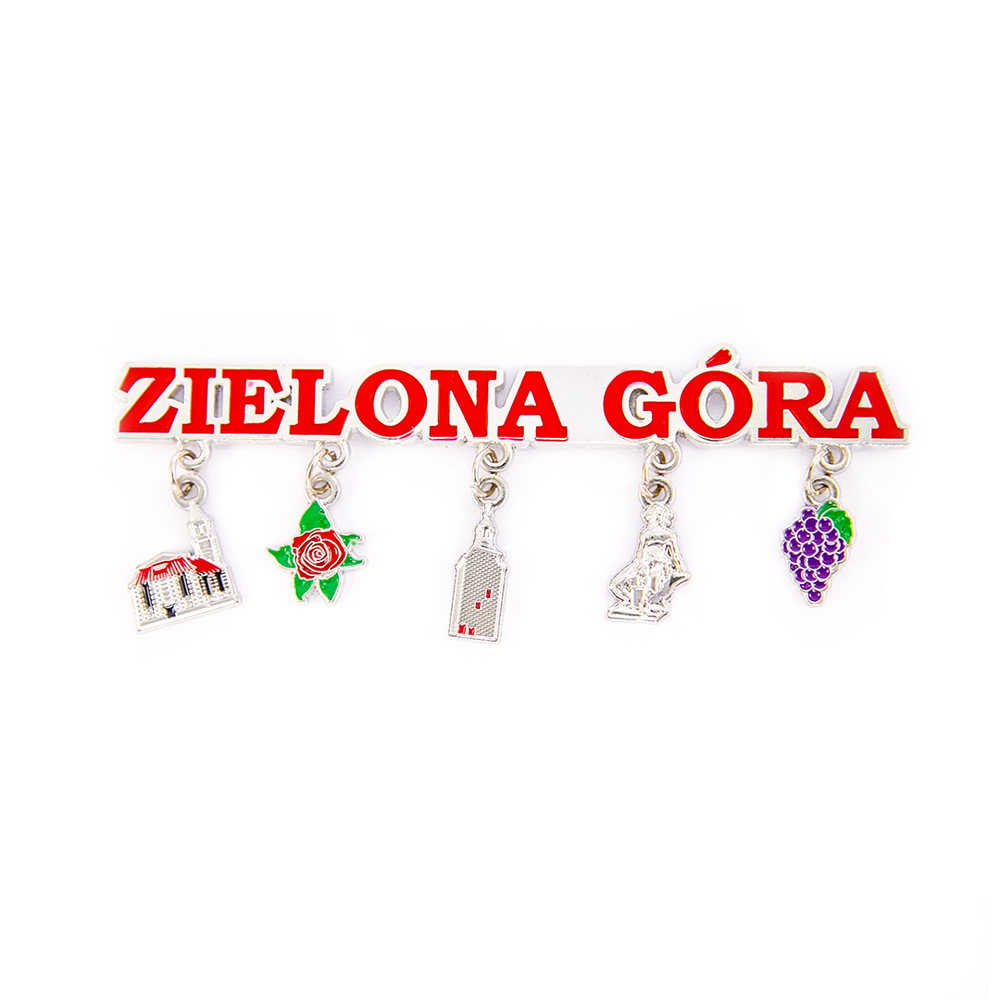 Magnes z zawieszkami Zielona Góra