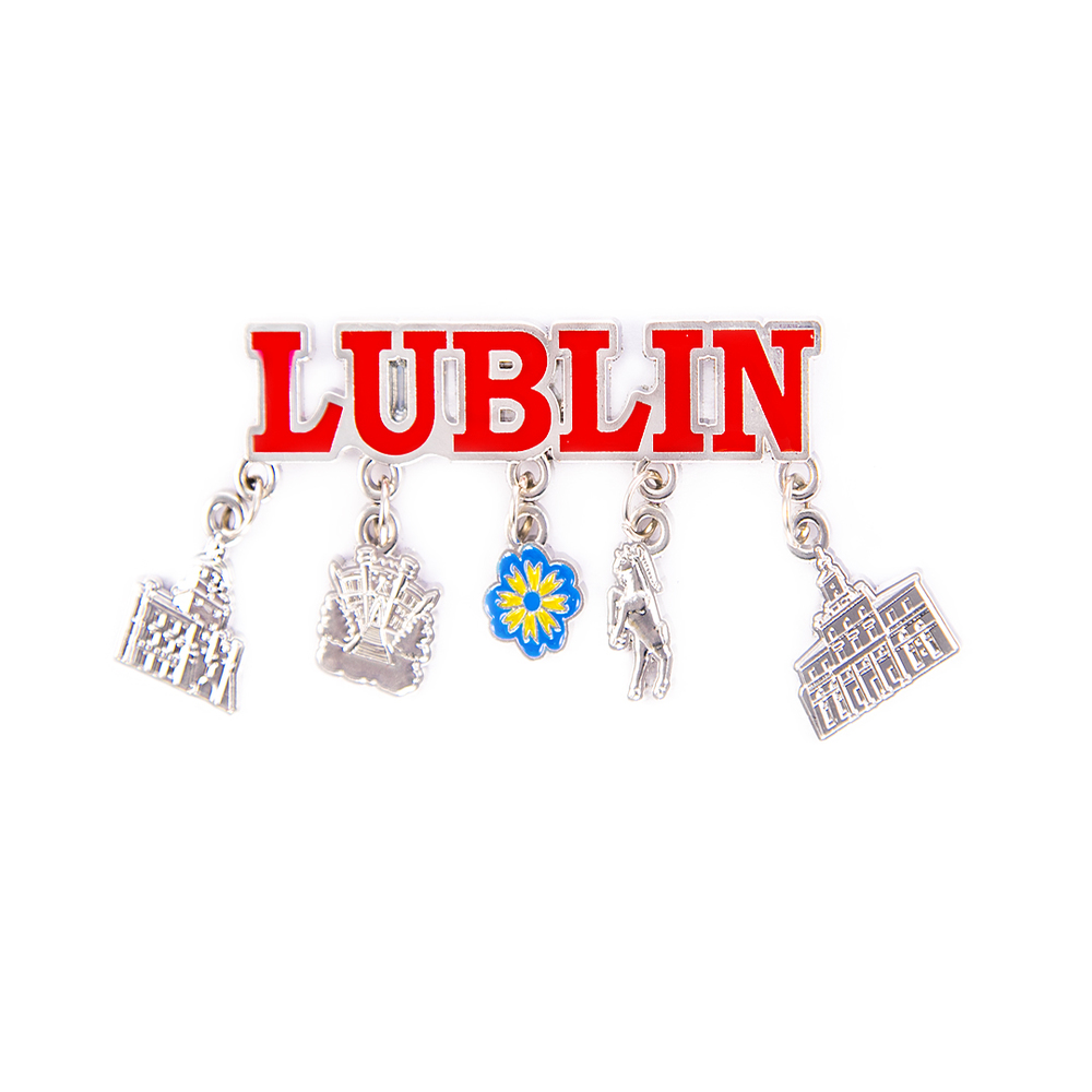 Magnes z zawieszkami Lublin
