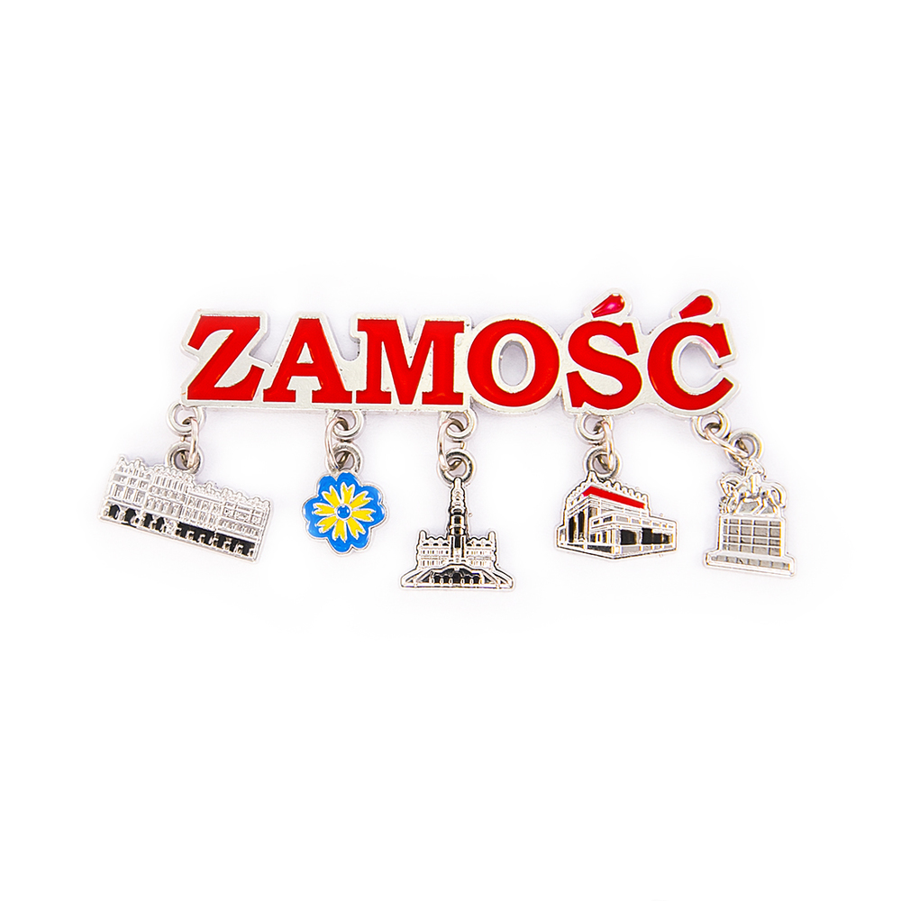 Magnes z zawieszkami Zamość