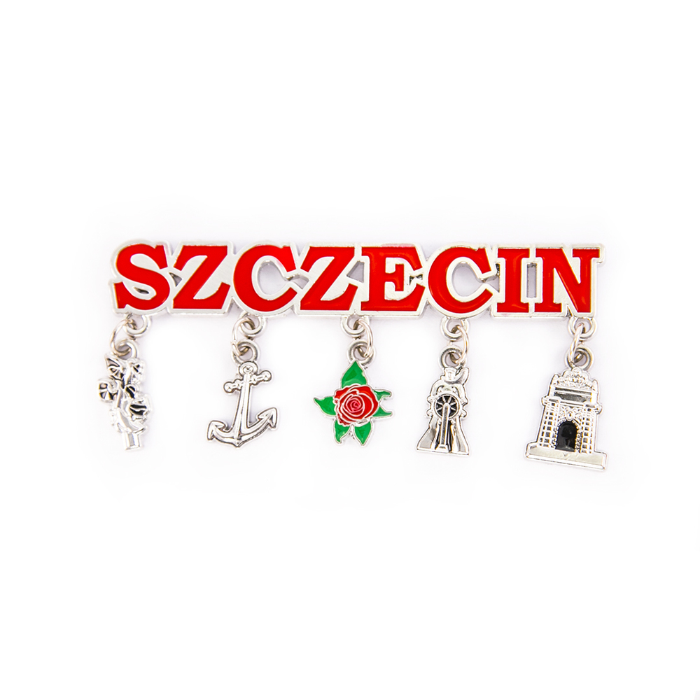 Magnes z zawieszkami Szczecin