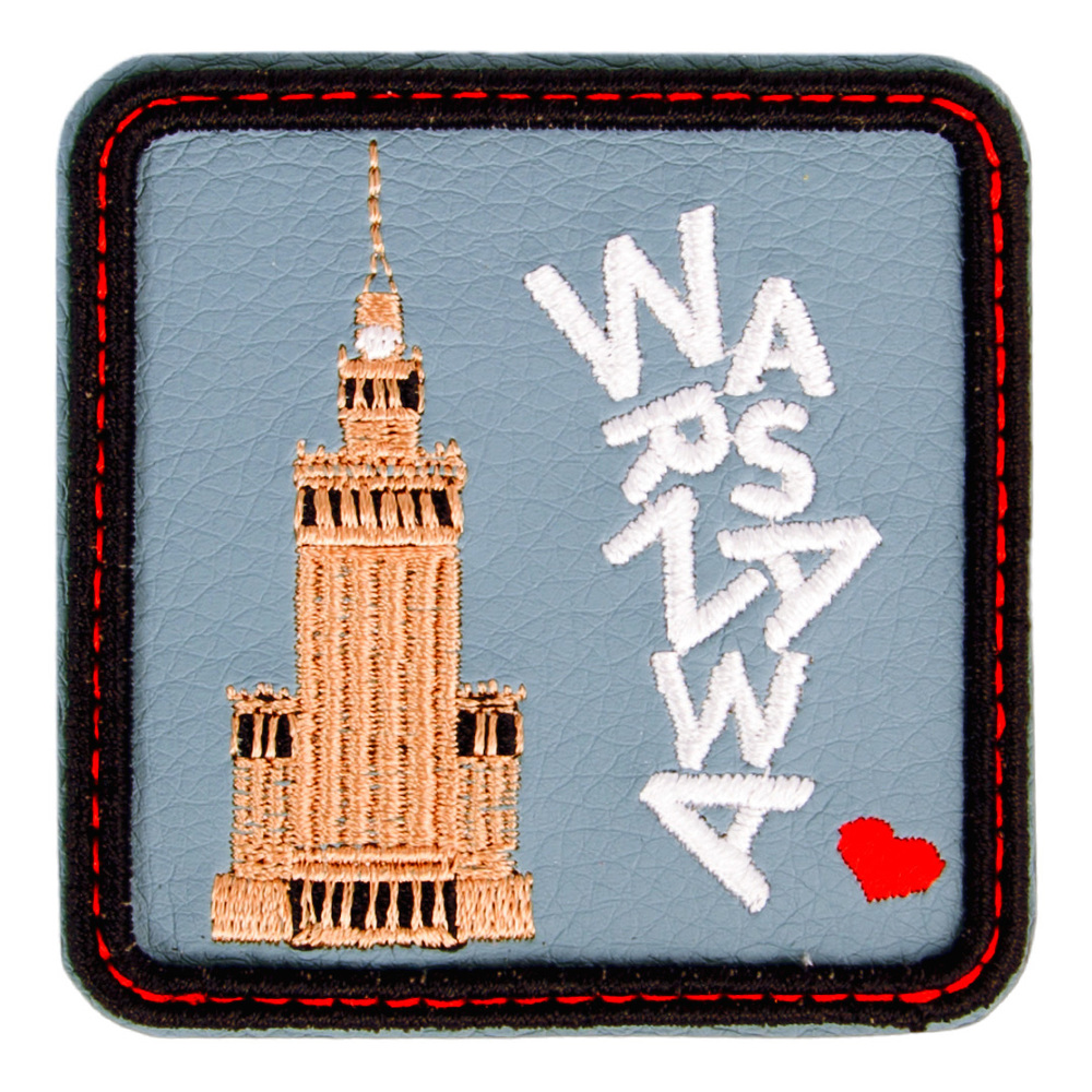 Magnes naprasowanka haft Warszawa PKiN