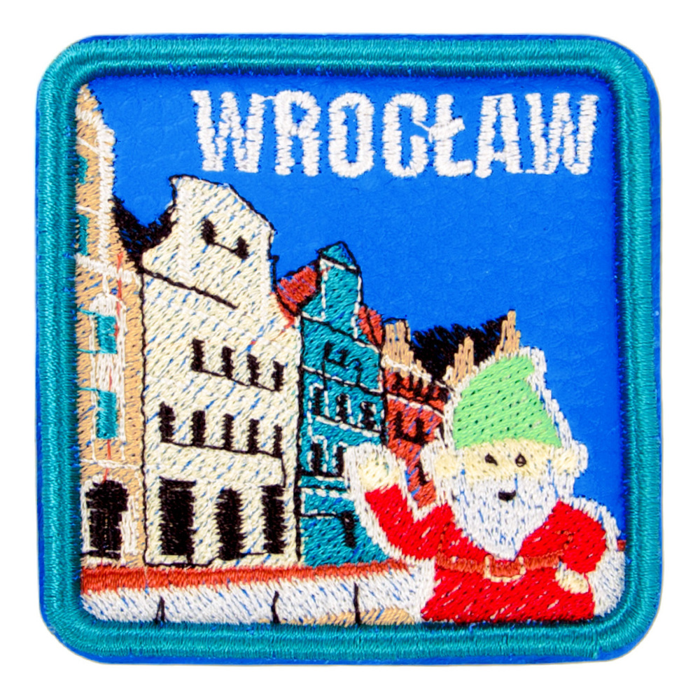 Magnes naprasowanka haft Wrocław Krasnal