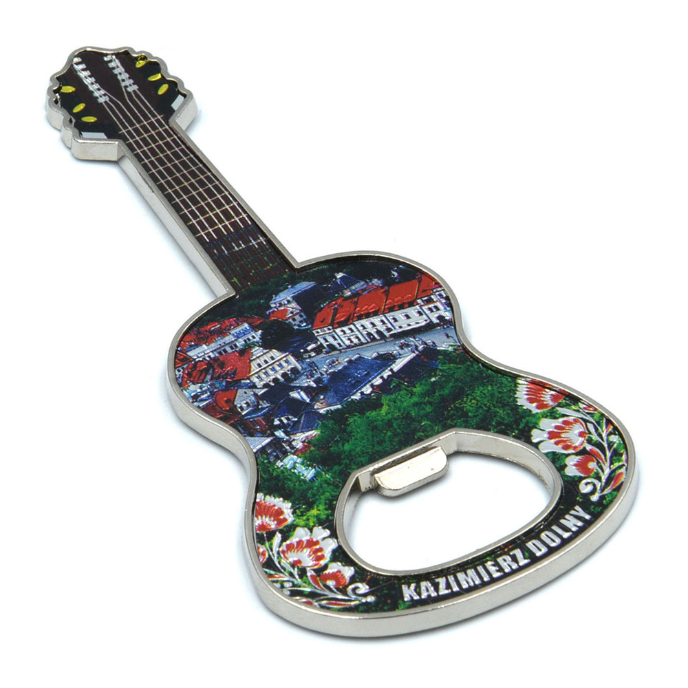 Magnes metalowy gitara Kazimierz Dolny 2