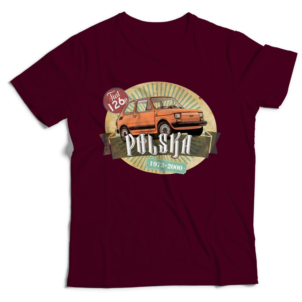 Koszulka MALUCH 126p Burgund Polska (M)