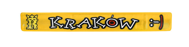 Opaska odblaskowa żółta Kraków