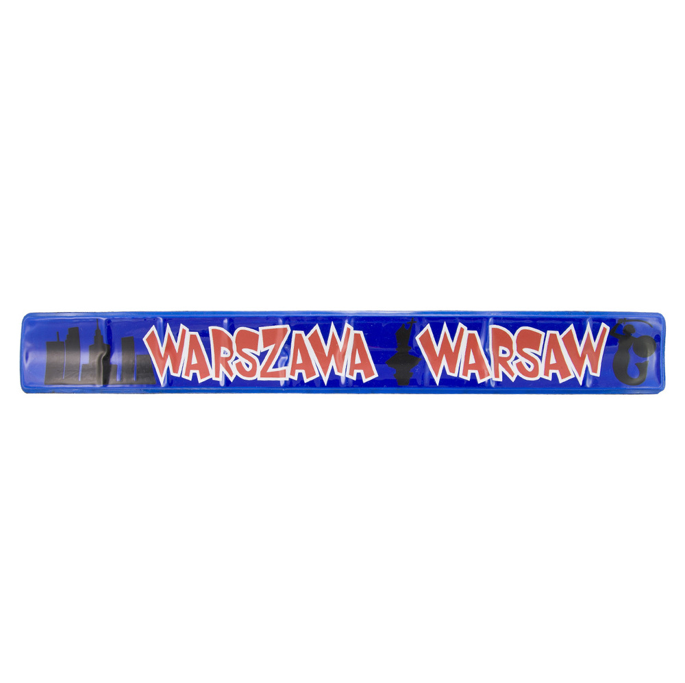 Opaska odblaskowa niebieska Warszawa