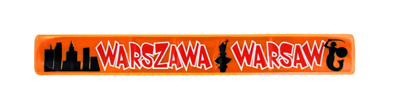 Opaska odblaskowa pomarańczowa Warszawa